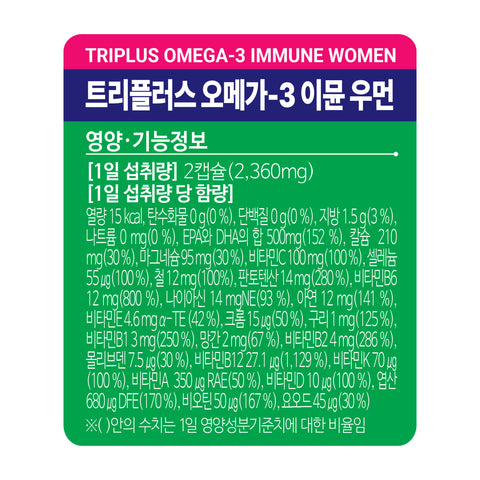 Cenovis Immune Multivitamin Mineral Triple Plus Omega-3 Men + Women 80 Capsules (4 Pack)