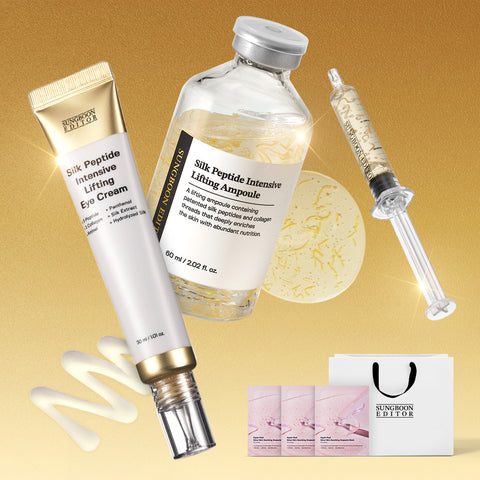 Sungboon Editor Sil Lifting Ampoule 60ml + Eye Cream 30ml + Radiance Pack 10P x2 Elasticity Set