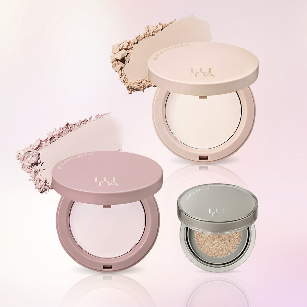 LUNA Photofinisher Powder Pact 8.5/7g + Blur Cover Cushion Mini 2-piece Set
