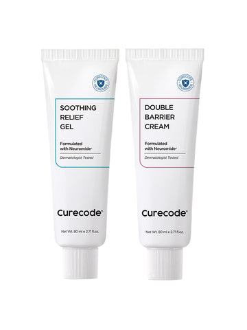 CureCode Barrier Care Duo (Double Barrier Cream 80ml + Soothing Relief Gel 80ml)