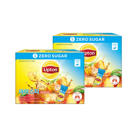 Lipton Zero Sugar Iced Tea Mix Peach 5g x 60 sachets (2 Pack)