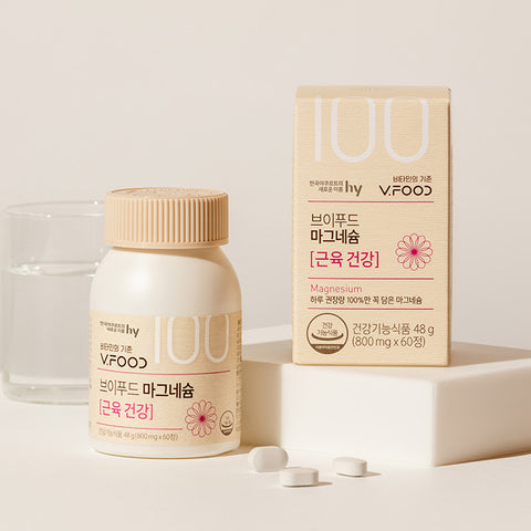 Korea Yakult V Food Magnesium (800 mg x 60 tablets) 1 Month Supply