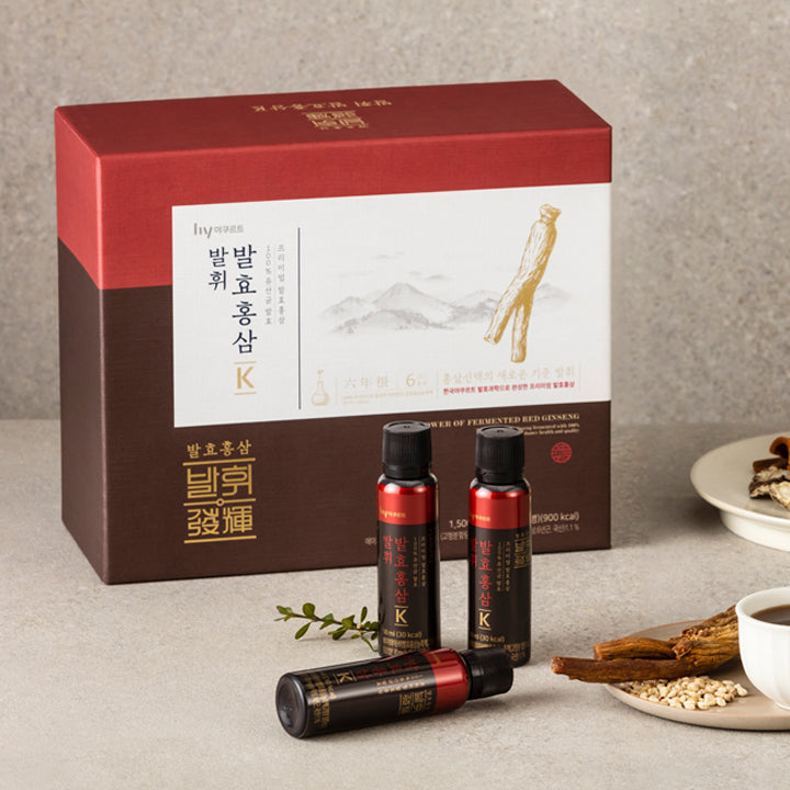 Korea Yakult Balhwi Fermented Red Ginseng K (50ml x 30 bottles) 1 Month Supply