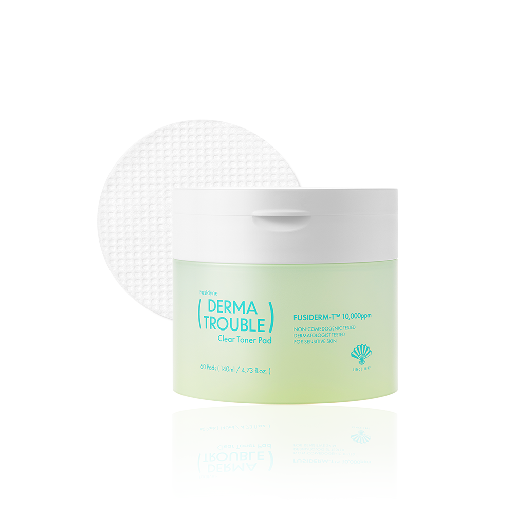 Dongwha Fusidyne Derma Trouble Clear Toner Pads (Sensitive) - 60 Pads