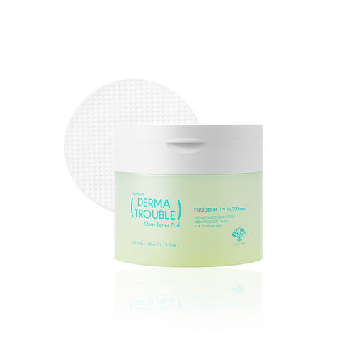 Dongwha Fusidyne Derma Trouble Clear Toner Pads (Sensitive) - 60 Pads