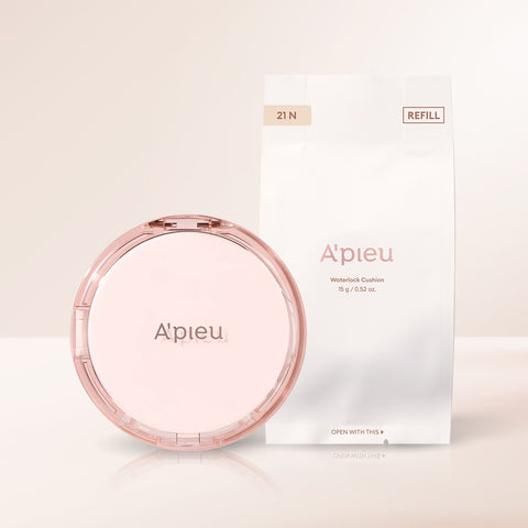 A'PIEU Water Lock Cushion 15g (Shade 21) + Refill (Shade 21)