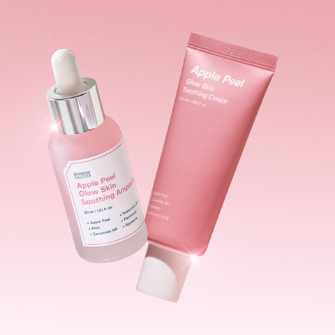 Sungboon Editor Apple Peel Soothing Collagen Hyaluronic Cream + Hydrating Soothing Ampoule Set (2-piece)
