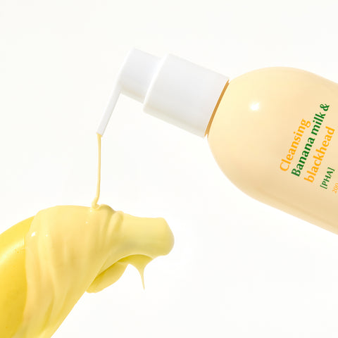 Hanskin Cleansing Banana Milk & Blackhead PHA Cleanser 200ml