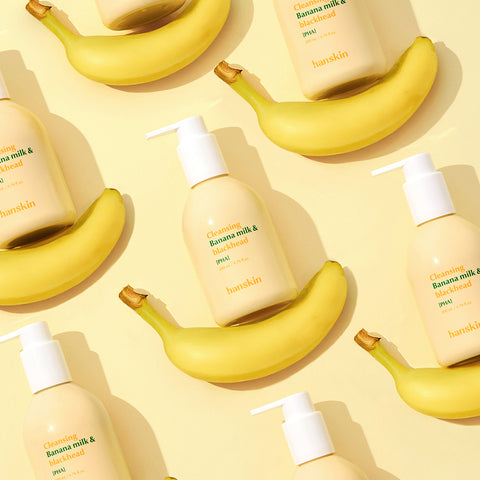 Hanskin Cleansing Banana Milk & Blackhead PHA Cleanser 200ml