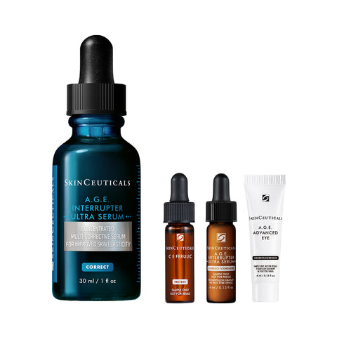 SkinCeuticals AGE Interrupter Ultra Serum 30ml Set (+C E Ferulic 4ml & Ultra Serum 4ml & Eye Cream 4ml)