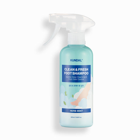 Kundal Clean & Fresh Foot Shampoo 400ml x4 (2+2 Pack)