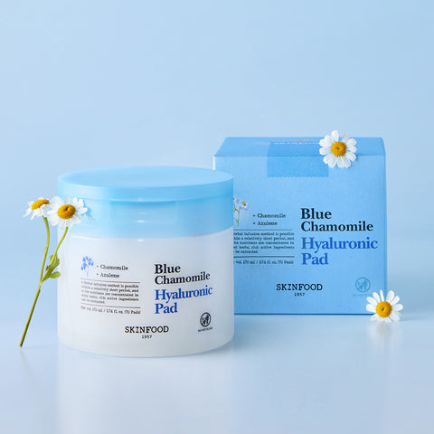 Skinfood Blue Chamomile Hyaluronic Moisture Gel Dual-Adhesion Pads 170ml 70P