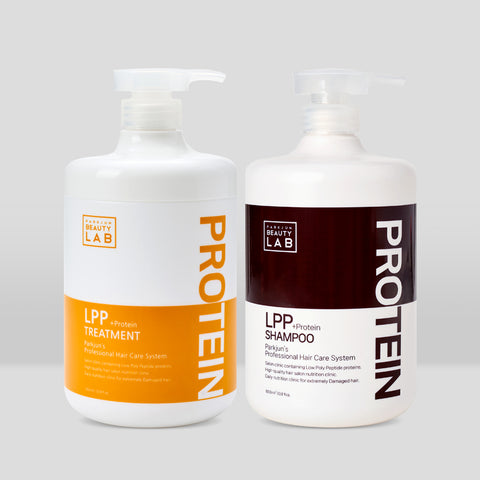 ParkJun Beauty Lab LPP Protein Silicone-Free Mild-Acid Shampoo & Treatment Set (2-Piece)