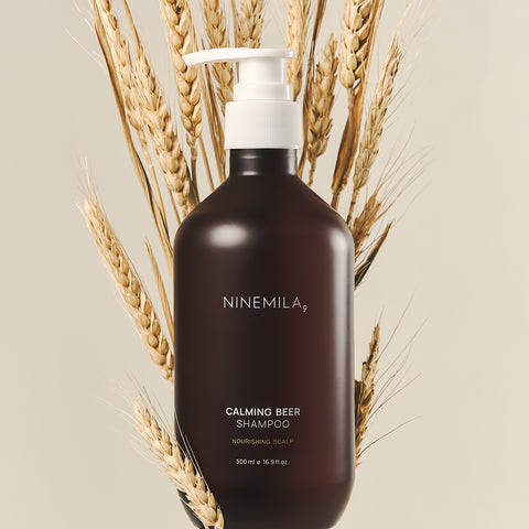 Ninemila Calming Beer Yeast Shampoo 500ml + Calming Beer Scalp Serum 120ml (Set)