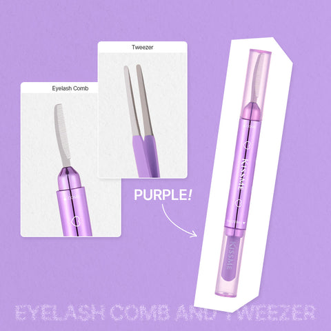 Kiss Me Eyelash Comb & Tweezer Kit