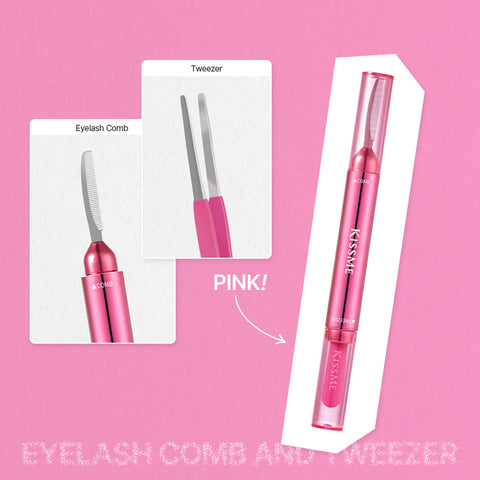 Kiss Me Eyelash Comb & Tweezer Kit