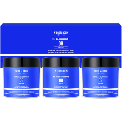 W.Dressroom Diffuser Deodorizer No.08 Presiair 110g (3 Pack)