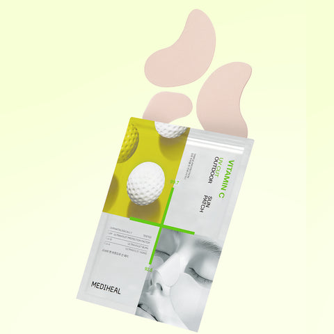 Mediheal UV Cut Outdoor Sun Patch [Wide + Triple Protection] 4pcs + 4pcs (Madecassoside + Vita)