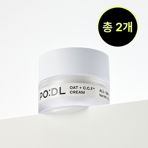 Podl 4th Generation Oat Ceramide All-Day Barrier Velvet Cream 50g (2 Pack)