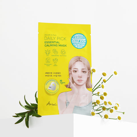 Ariul Smooth & Pure Daily Pick Essential Calming Mask - 5 Sheets (23 ml each)