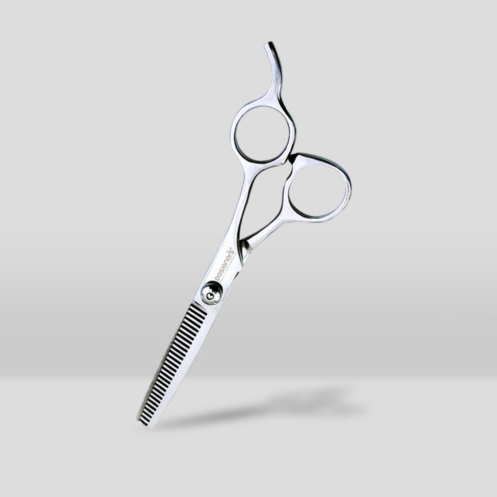 ParkJun Beauty Lab Designers Silver Thinning Scissors - Home Hair Thinning & Self-Cutting Shears