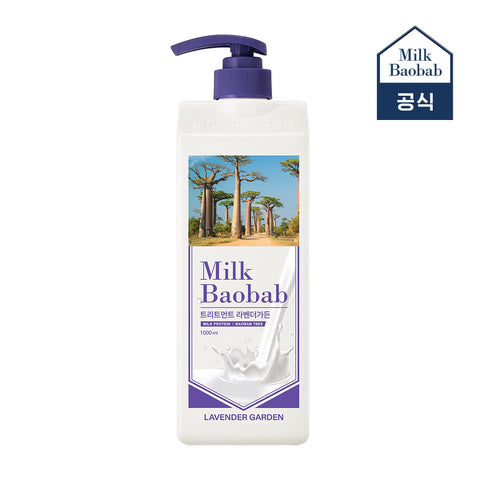 Milk Baobab Original Shampoo + Treatment + Body Wash (Lavender Garden), 1L, 3-pack