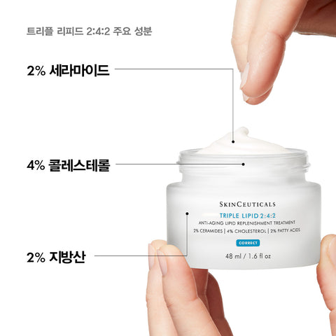 SkinCeuticals Triple Lipid Restore 2:4:2 48ml Set (Triple Cream 15ml and Brightening Serum 4ml)