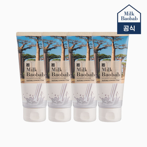 Milk Baobab Whipping Cleansing Foam 120ml (3-Pack)