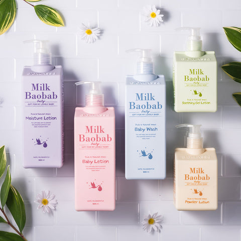 Milk Baobab Baby Lotion 500ml (Pink Lotion)