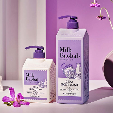 Milk Baobab Cera Shampoo + Treatment Baby Powder 1200ml