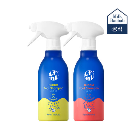 Milk Baobab Lifeholic Bubble Foot Shampoo 400ml - Ice Lemon & Fresh Grapefruit