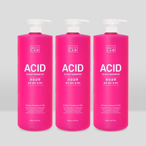 ParkJun Beauty Lab Acidic Mild-pH Shampoo 1500ml (3 Pack)