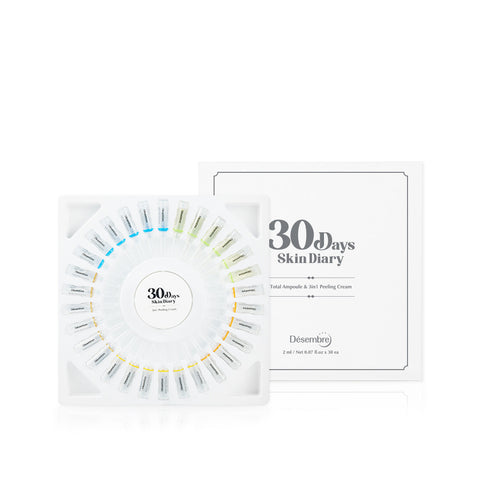 Desembre 30 Days Home Dermatology Skincare Set (Peeling Needle Cream 30g + 30 Ampoules)