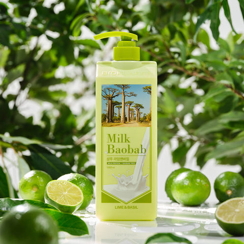 Milk Baobab Original Shampoo Lime & Basil, 1L