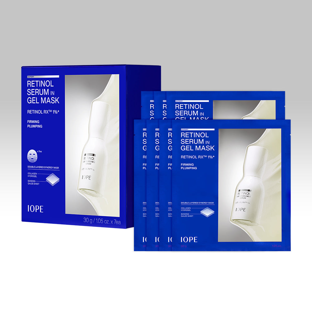 IOPE Retinol Serum-in-Gel Mask Set (7 Sheets)