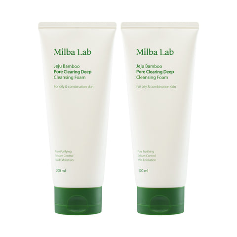 Milk Baobab MilbaLab Jeju Bamboo Pore Purifying Deep Cleansing Foam 200ml
