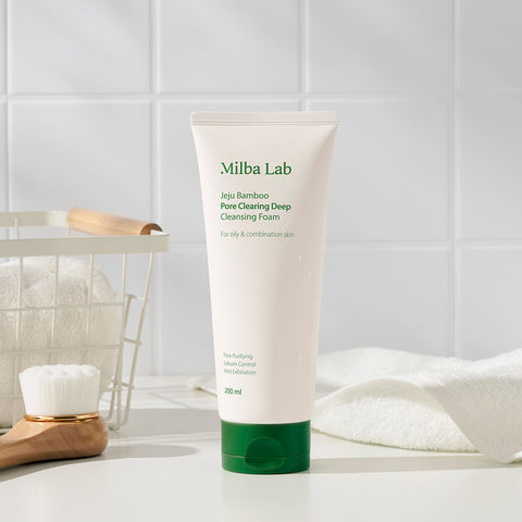 Milk Baobab MilbaLab Jeju Bamboo Pore Purifying Deep Cleansing Foam 200ml