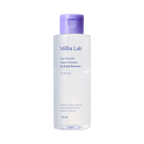 Milk Baobab Milba Lab Jeju Prunella Vegan Collagen Lip & Eye Remover 120ml
