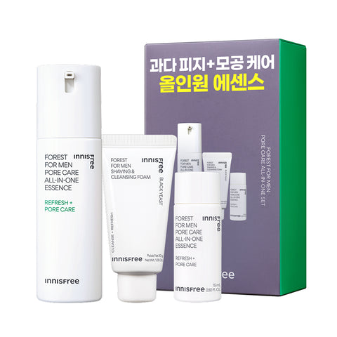Innisfree Forest For Men Pore Care All-in-One Essence 100ml Set