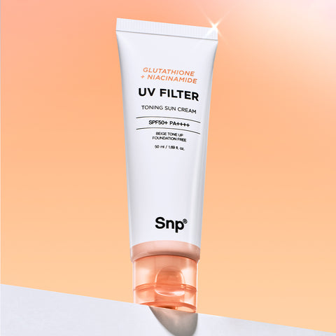 SNP Glutathione Niacinamide Tone-Up Mineral UV Filter Sun Cream 50ml
