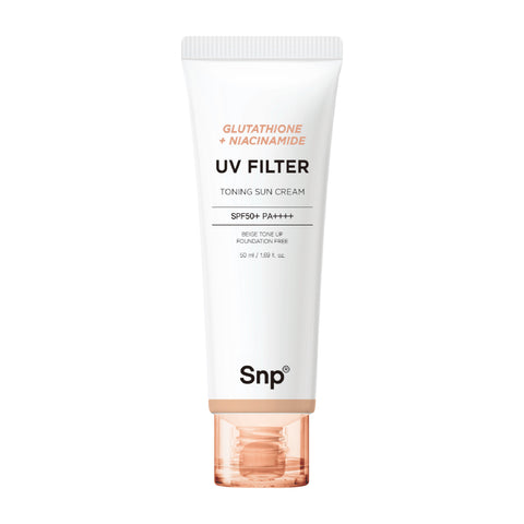 SNP Glutathione Niacinamide Toning Sun Cream 50ml (2 Pack)