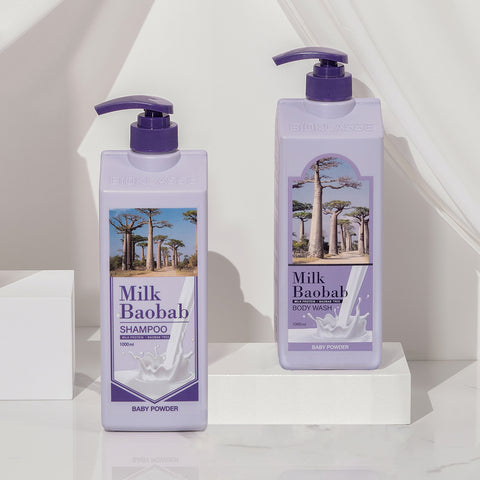 Milk Baobab Original Shampoo - Baby Powder, 1L