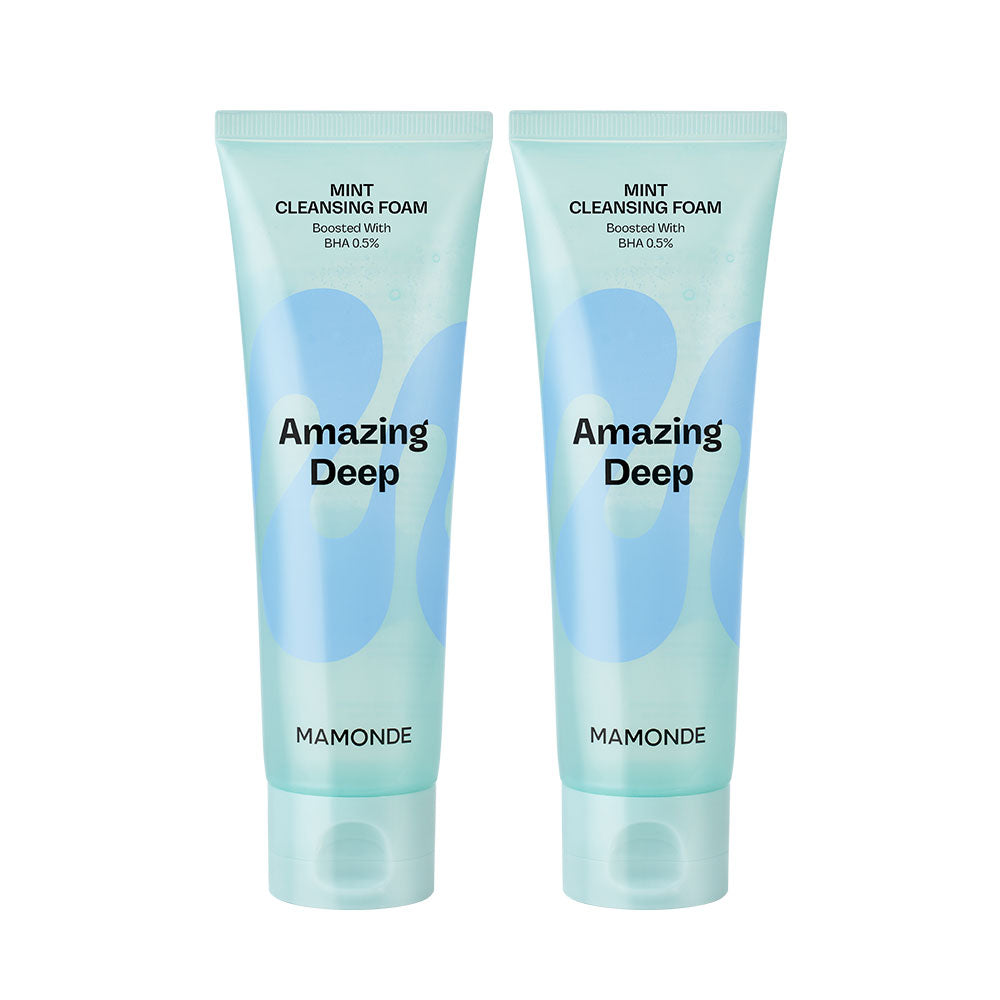 Mamonde Amazing Deep Mint Cleansing Foam 120ml (2 pack)