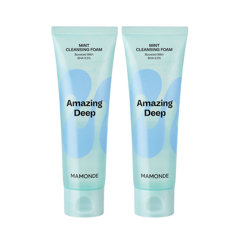Mamonde Amazing Deep Mint Cleansing Foam 120ml (2 pack)