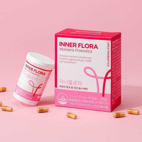 New Origin Innerflora UREX Probiotics 170mg x 60 Capsules (3 Pack) (6 Months) for Women's Intimate Health (Denmark)