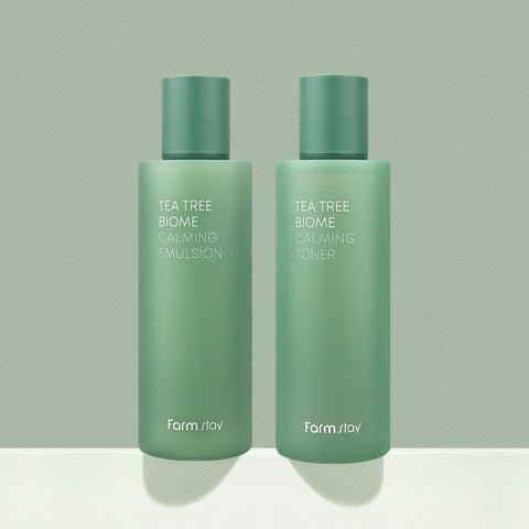 Farmstay Tea Tree Calming Toner + Emulsion Set (2-piece)
