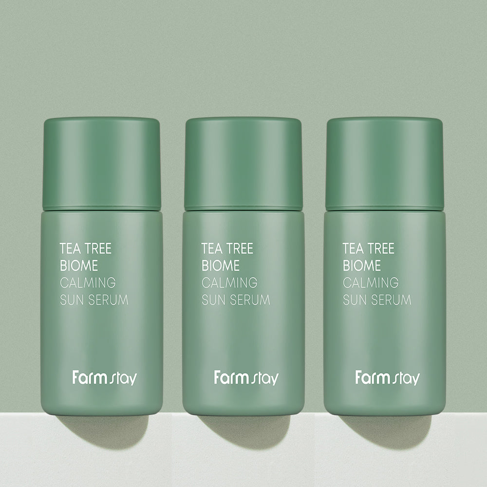 Farmstay Tea Tree Biome Calming Sun Serum 50ml (3 Pack)