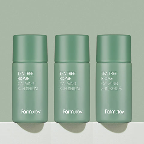 Farmstay Tea Tree Biome Calming Sun Serum 50ml (3 Pack)