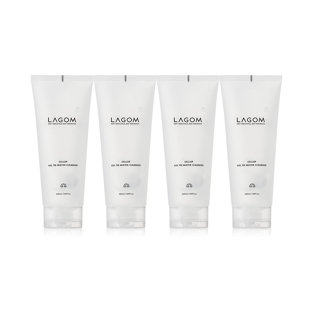 Lagom Gel to Water Cleanser 220ml (4 Pack)