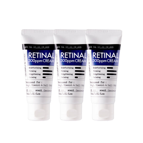 Derma Factory Retinal 300ppm Cream 30ml (3 Pack)